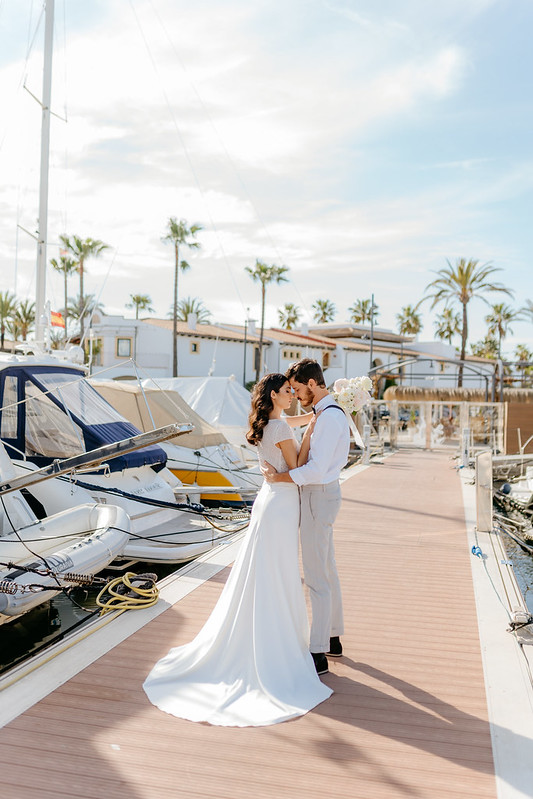 Port of Alcudia Wedding, Mallorca - Celebrating love by the shimmering waters.