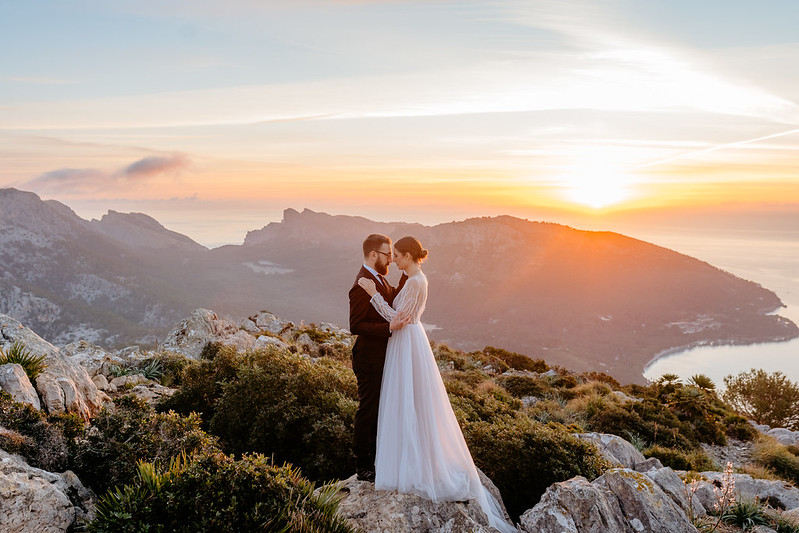 Mountain Wedding in Mallorca, Spain - Love reaches new heights amid Mallorca's majestic mountains.